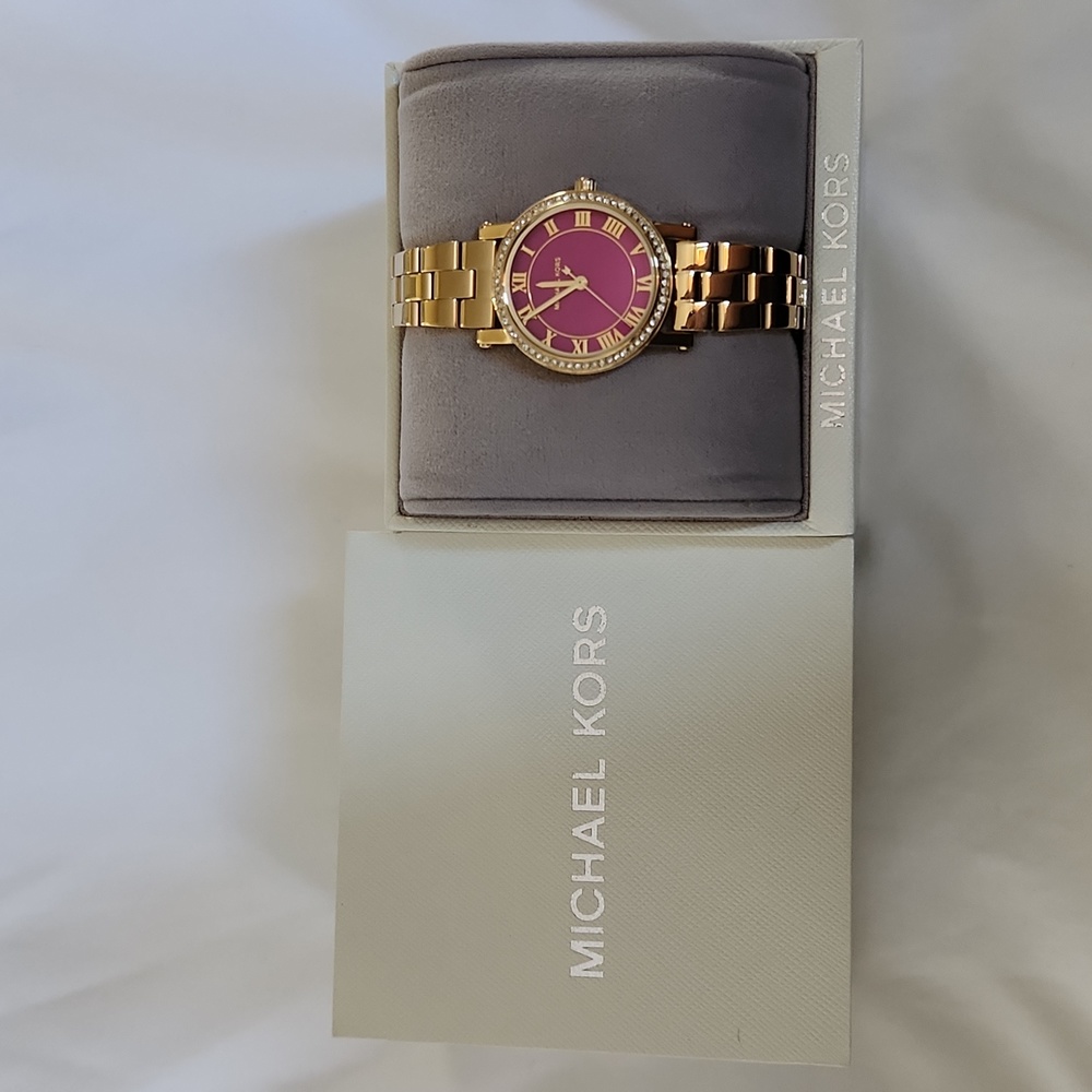Michael Kors Women's Petite Norie Stainless Steel Quartz Watch